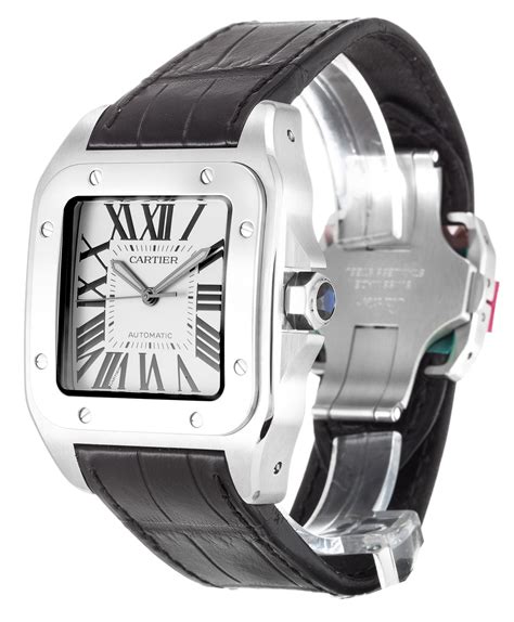 cartier santos 100 original vs replica|cartier santos 100 watch.